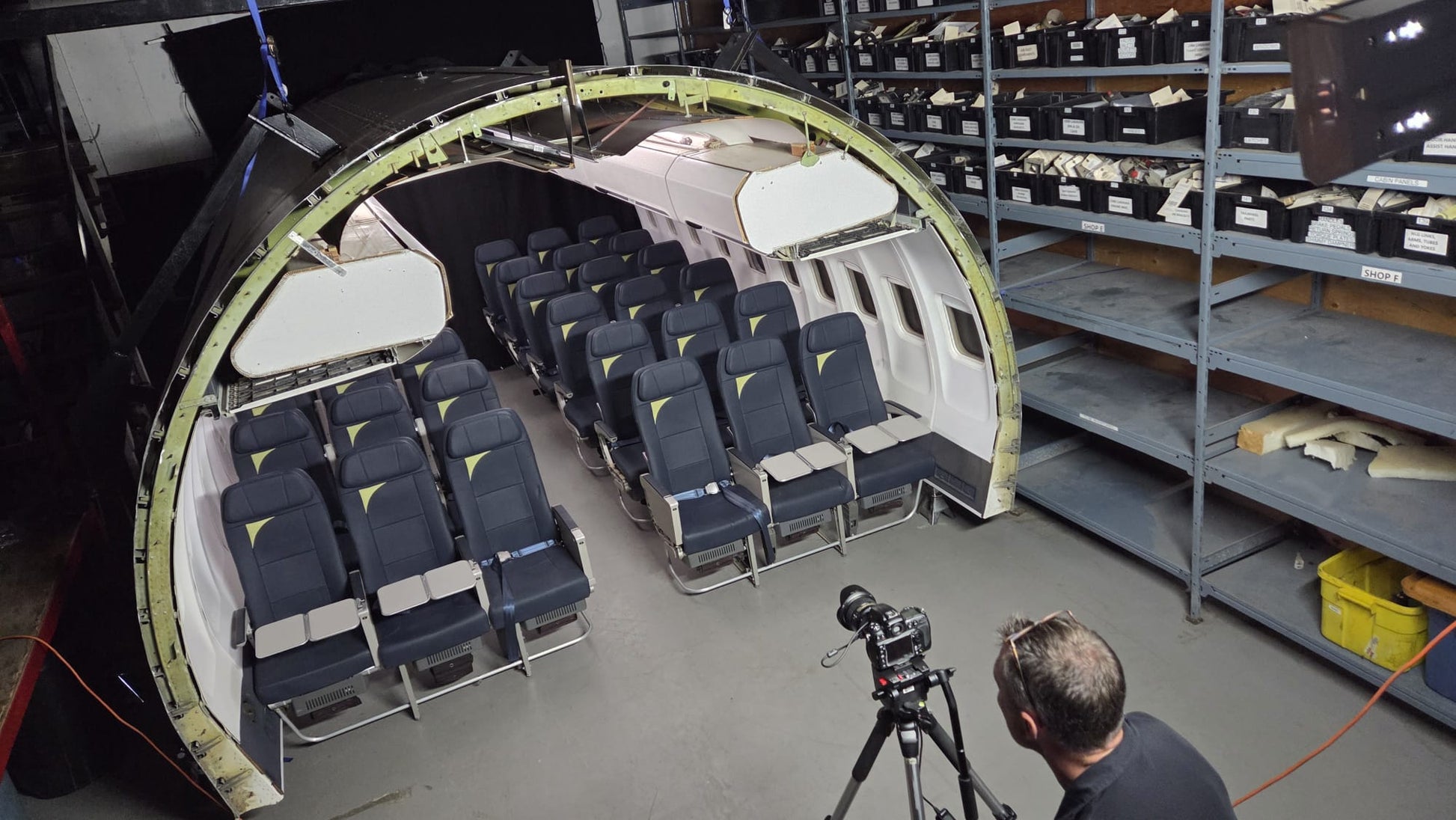Boeing 737 Cabin Film Set Prop - FlightFlix™