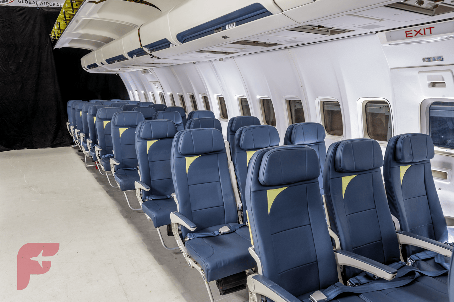 Boeing 737 Cabin Film Set Prop - FlightFlix™