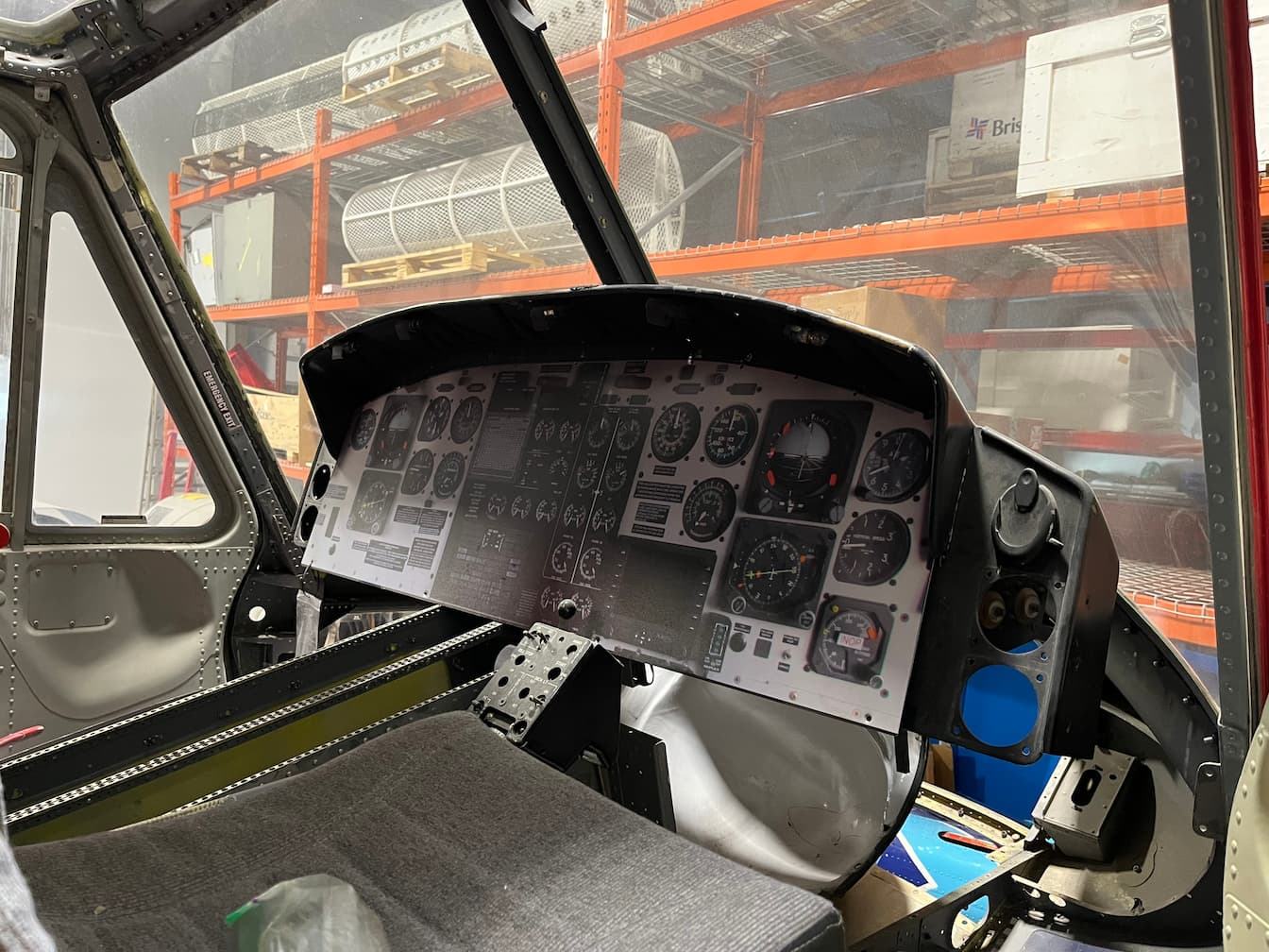 Bell 212 Helicopter Film Set Prop